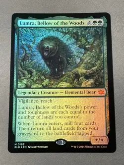 Lumra, Bellow of the Woods #183 (Foil) (NM) Bloomburrow BLB Magic MTG - Image 1