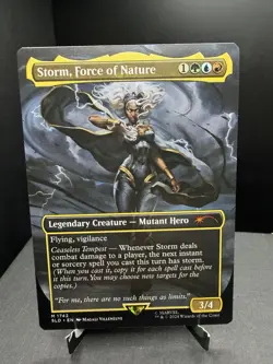 MTG Secret Lair Drop Storm Force of Nature Borderless Regular NM! - Image 1
