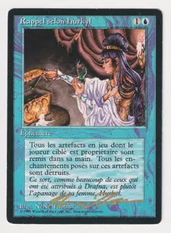 Gold Signed French Hurkyl's Recall HP Revised FBB Limited Artist NeNe Thomas MTG - Image 1