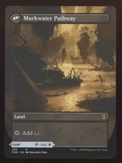 MTG Zendikar Rising Clearwater Pathway (Borderless) #286 Rare - Image 2