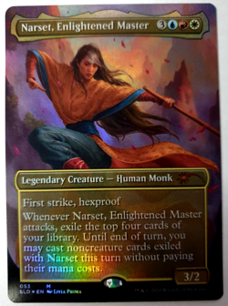 MTG: Secret Lair - Narset, Enlightened Master - FOIL Borderless Mythic - NM 053 - Image 1