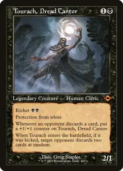 Tourach, Dread Cantor - Foil Etched Retro Frame Modern Horizons 2 NM MTG - Image 1