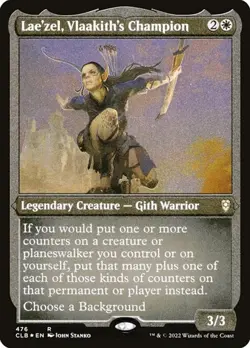 Lae'zel, Vlaakith's Champion - Foil Etched CLB NM MTG - Image 1