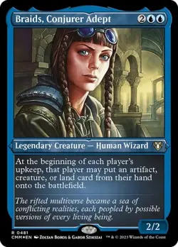 Braids, Conjurer Adept - Foil Etched CM NM MTG - Image 1