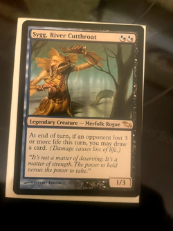 MTG Sygg, River Cutthroat NM ~Shadowmoor (Magic the Gathering) Must see - Image 1