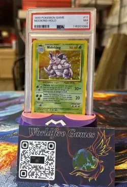 POKEMON 1999 BASE SET NIDOKING HOLO 11/102 PSA 7 - Image 1