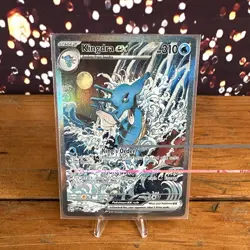 Kingdra EX 131 Pokemon TCG Scarlet & Violet Black Star Promo Holo Card NM - Image 2