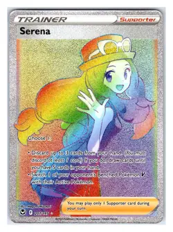 Pokemon TCG - Serena (Secret) - SWSH12: Silver Tempest 207/195 Secret Rare Holo - Image 1