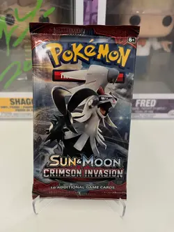 Pokemon Sun & Moon Crimson Invasion Booster Pack Silvally Art - Image 1
