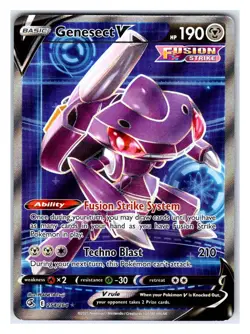 Pokemon TCG - Genesect V (Full Art) - SWSH08: Fusion Strike 254/264 Ultra Rare - Image 1