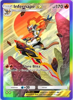 Pokemon TCG Pocket Rainbow Infernape ex [ENG] - Image 1