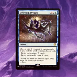 Drown in Dreams 013 MIC SLD Secret Lair 20 Ways To Win Commander MTG Magic Card - Image 1
