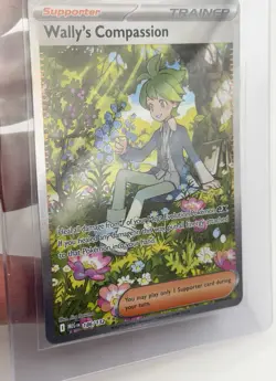 Pokemon TCG Mega Evolution Wally’s Compassion Trainer Card 186/132 Pack Fresh - Image 2
