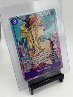Black Maria (Illustration Box Vol.2) One Piece Promotion Cards #OP08-074 Sealed - Image 2