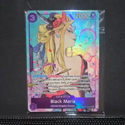 Black Maria (Illustration Box Vol.2) One Piece Promotion Cards #OP08-074 SEALED - Image 1