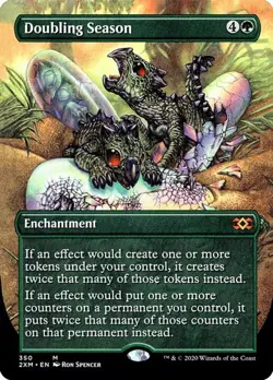 Doubling Season - Foil Extended Art Promo 2XM NM MTG - Image 1