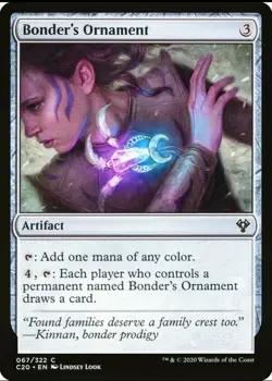 X 1 Bonder's Ornament NM Commander 067 MTG Magic The Gathering - Image 1