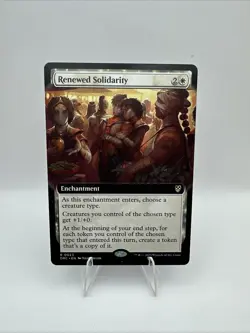 Renewed Solidarity (Extended Art) Commander: Aetherdrift Regular - Image 1