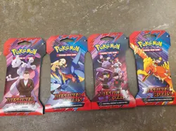 Pokemon Destined Rivals- Lot of 4 new Booster Packs - art set - Image 1