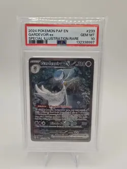 2024 Pokemon Paldean Fates Gardevoir ex Full Art SIR #233/091 PSA 10 - Image 1