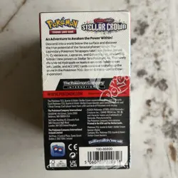 Pokemon Stellar Crown Half Booster Box Unopened Damage Seal - Image 3