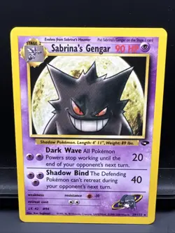 Pokemon TCG Sabrina's Gengar Gym Challenge 29/132 Non-Holo Rare LP - Image 1