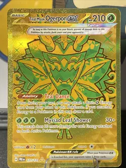 Teal Mask Ogerpon ex 177/131 Pokemon TCG Sv: Prismatic Evolutions Hyper Rare - Image 1