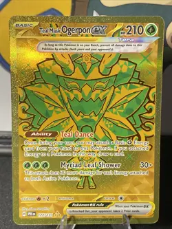 Teal Mask Ogerpon ex 177/131 Pokemon TCG Sv: Prismatic Evolutions Hyper Rare - Image 3