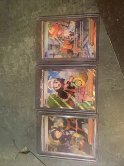 Pokemon TCG Trainers Dawn, Poppy, And Mela Full Art Holo - Image 2
