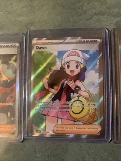 Pokemon TCG Trainers Dawn, Poppy, And Mela Full Art Holo - Image 4