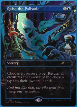 Raise the Palisade (Secret Lair Promo) FOIL PLD MAGIC CARD (509070) ABUGames - Image 1