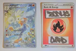 Raboot 147/142 Illustration Rare Stellar Crown Pokemon TCG & Bonus Card - Image 1