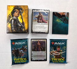 Magic The Gathering Elspeth Undaunted Hero Planeswalker Deck w/ Theros Boosters - Image 1