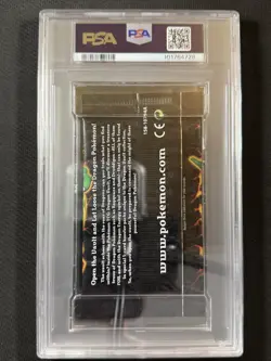 Pokemon Cards PSA 10 Gem Mt POP 6 Dragons Vault Foil Pack Rayquaza B&W 2012 - Image 2