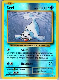 Seel 28/108 Reverse Holo XY - Evolutions - Pokemon Card - NM - Image 1