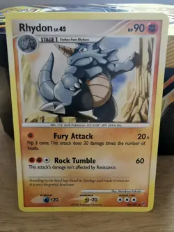 Pokemon TCG Rhydon Card 80/147 Supreme Victors NM Condition - Image 1