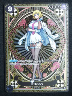 Stussy OP07-085 Fist of Divine Speed SR Alt Art - One Piece Card #4U - Image 1