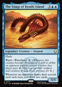 2025 MTG AVATAR: THE LAST AIRBENDER #0077 THE UNAGI OF KYOSHI ISLAND - Image 1