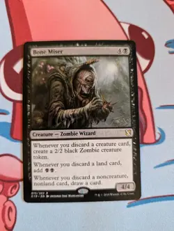 Bone Miser Commander 2019 Rare 15/302 MTG Regular NM Magic: the Gathering - Image 1