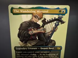 The Wandering Minstrel borderless - MTG Final fantasy FIN 403 - NM - Image 2