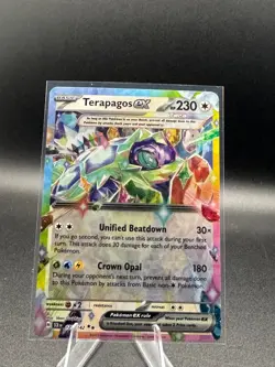 Pokemon TCG Terapagos ex 128/142 Sv07: Stellar Crown Holo - Image 1