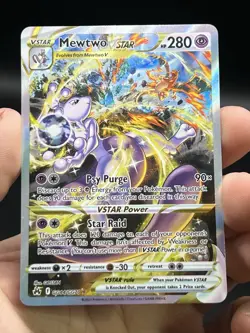 Mewtwo VSTAR Crown Zenith: Galarian Gallery GG44/GG70 Pokemon English NM - Image 3