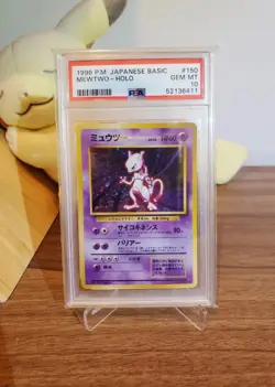 Psa 10 Japanese Base Basic Holo 1996 Mewtwo Pokemon GEM MINT - Image 1