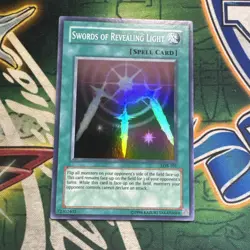 Yugioh! Swords of Revealing Light LOB-101 Super Rare Unlimited NM - Image 1