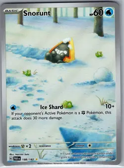 Snorunt 188/182 SV04: Paradox Rift - Pokemon Card - NM - Image 1