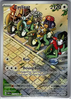 Cyclizar 215/182 SV04: Paradox Rift - Pokemon Card - NM - Image 1