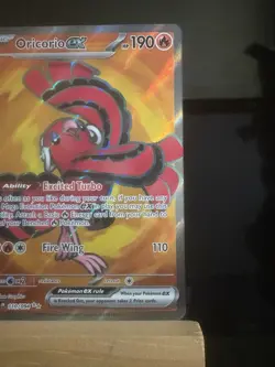 Oricorio ex 110/094 Me02: Phantasmal Flames Holo Ultra Rare Pokemon TCG Card - Image 3