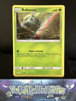 Pokemon Card Bulbasaur 1/18 Detective Pikachu Holo Rare Near Mint - Image 1