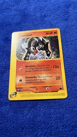 Houndour Skyridge 66/144 Non-Holo Pokemon TCG Card WOTC E-Reader - Image 2