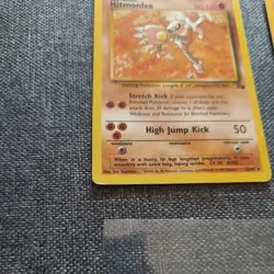 Hitmonchan 7/102 Holo Base Set/Hitmonlee 22/62 Jungle Non Holo Pokemon Cards MP - Image 3